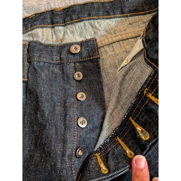 3sixteen CS100xk Classic Straight Raw Selvedge Denim Indigo Mens Size 36 NEW - Picture 6 of 12